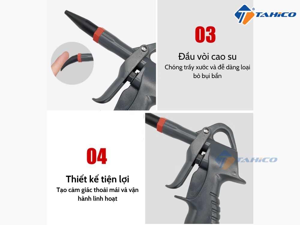 Súng thổi khí đầu cao su TBHT2105