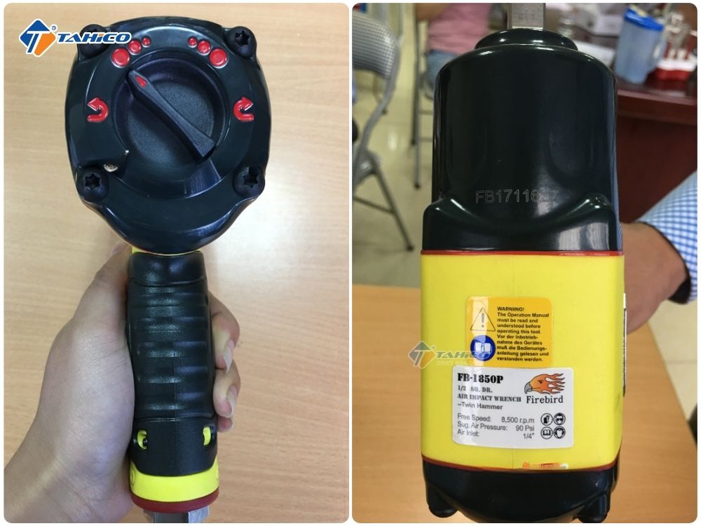 Súng vặn ốc bằng hơi vỏ composite Firebird FB-1850P (1/2 inch)