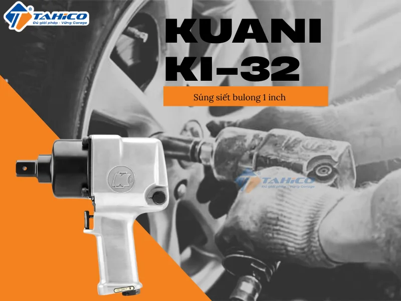 Hình ảnh sản phẩm Súng xiết bu lông Kuani KI-32/ KI-32-6 1 inch