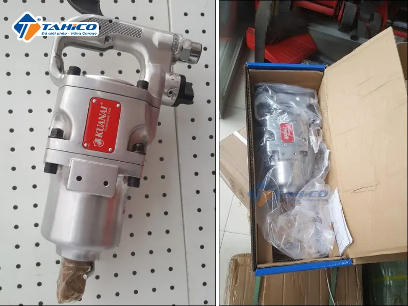 Súng xiết bulong Kuanai K5001S 1 inch | Dùng hơi đầu cốt ngắn