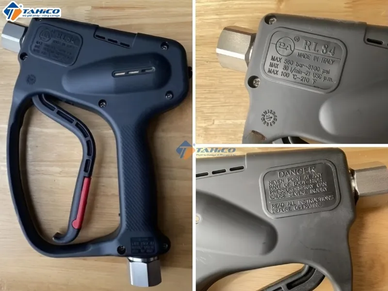 Súng rửa xe RL84 áp 560 bar/ 8100 PSI – Italy