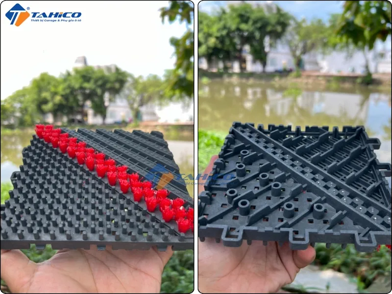 Tấm nhựa lau chùi chân khách sạn dạng tấm nhựa Module