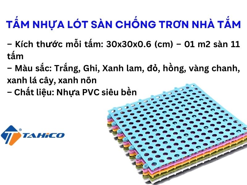 Tấm nhựa lót sàn chống trơn nhà tắm
