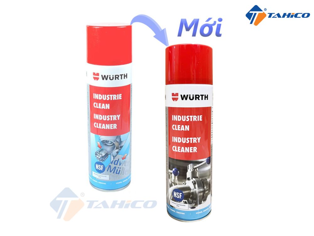 Tẩy keo Wurth Industry Cleaner 500ml