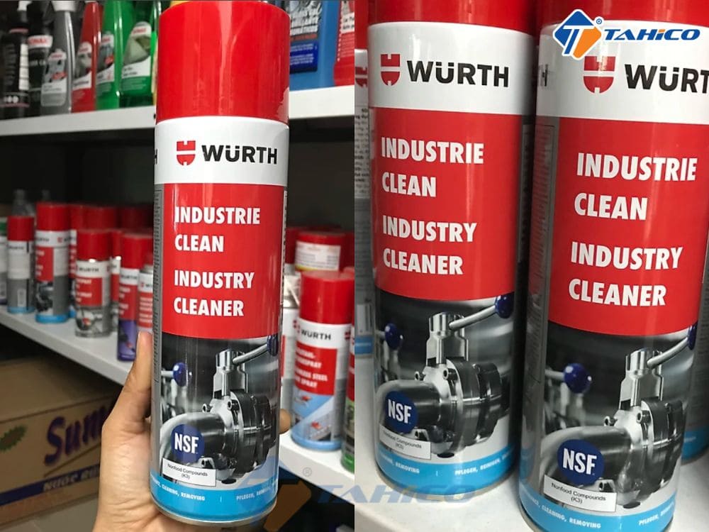 Tẩy keo Wurth Industry Cleaner 500ml