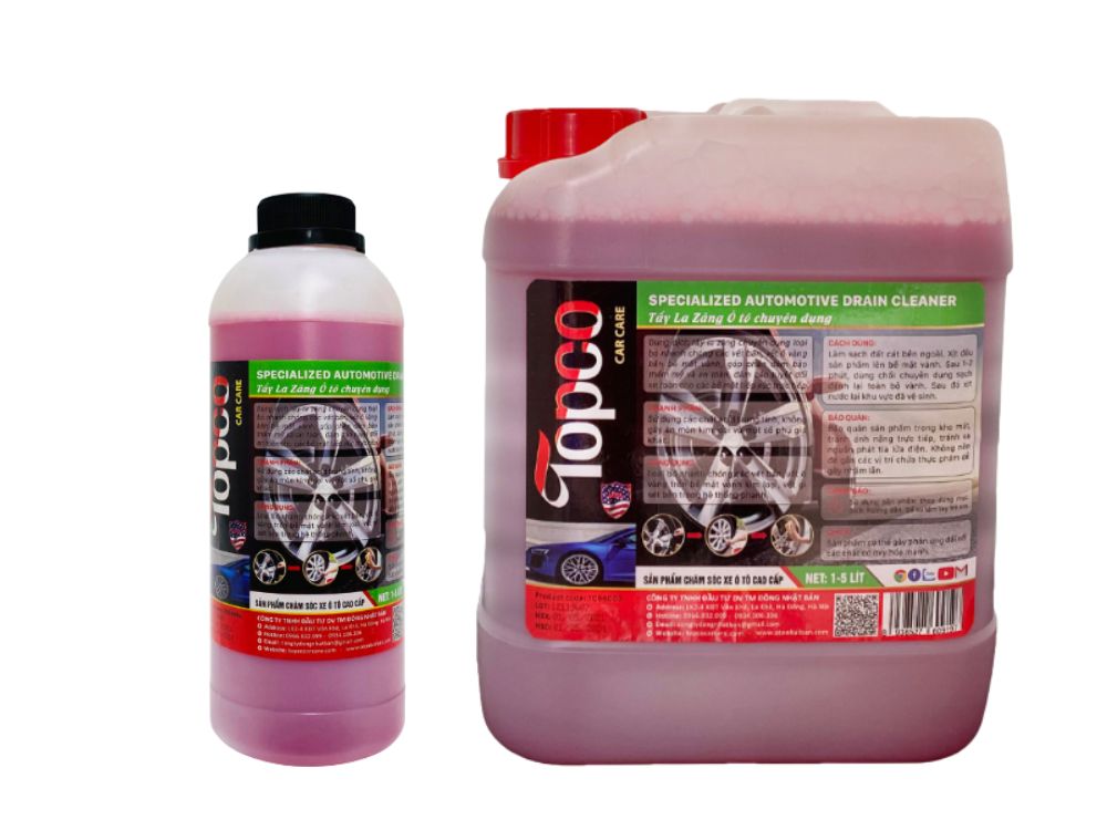 Tẩy lazang Topco Specialized Automotive Drain Cleaner | 1 lít, 5 lít