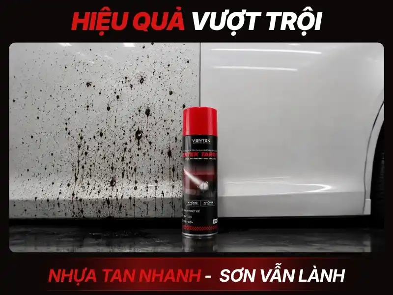 Dung dịch tẩy nhựa đường băng keo Ventek TarOff 500ml