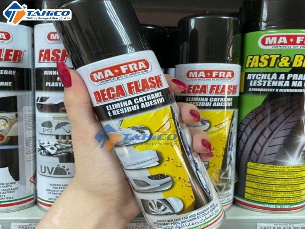 Tẩy nhựa đường, vết mưa axit Mafra Deca Flash