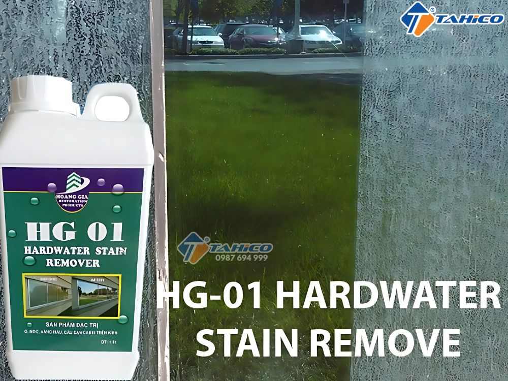 Tẩy ố, cặn trên kính HG-01 Hardwater Stain Remover | 500ml, 1 lít, 5 lít