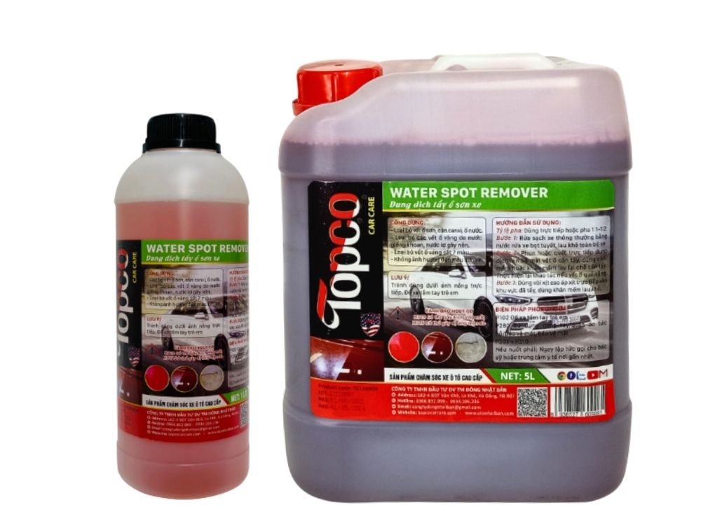 Tẩy ố sơn Topco Water Spot Remover | 1 lít, 5 lít