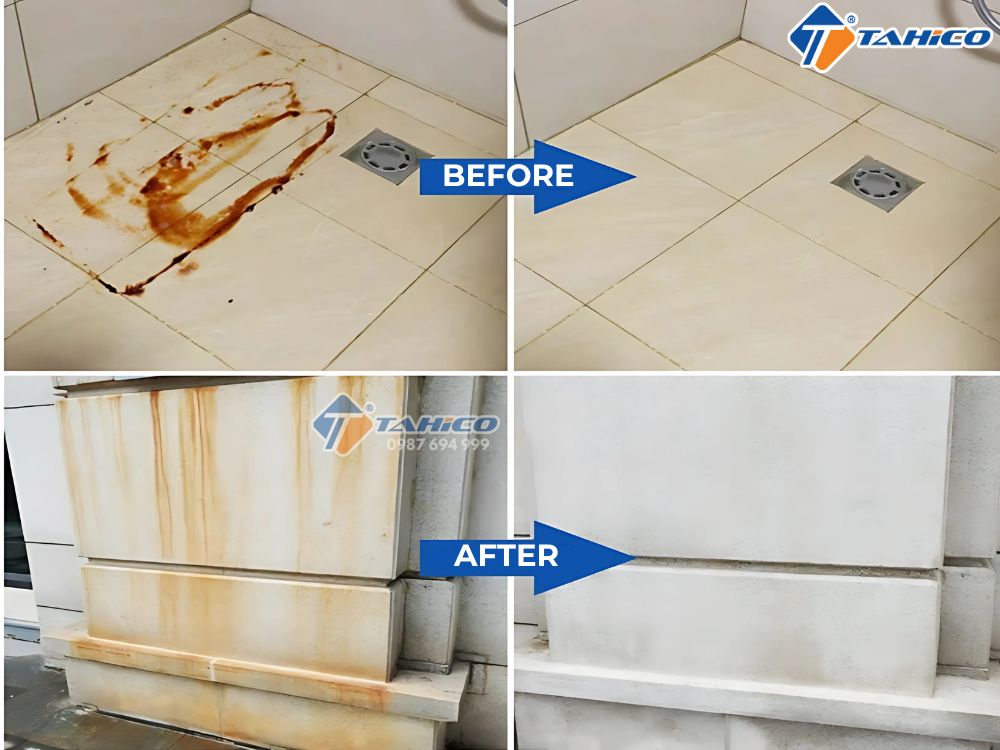 Tẩy rỉ mốc ố vàng HG Rust Remover | 1 lít, 2 lít