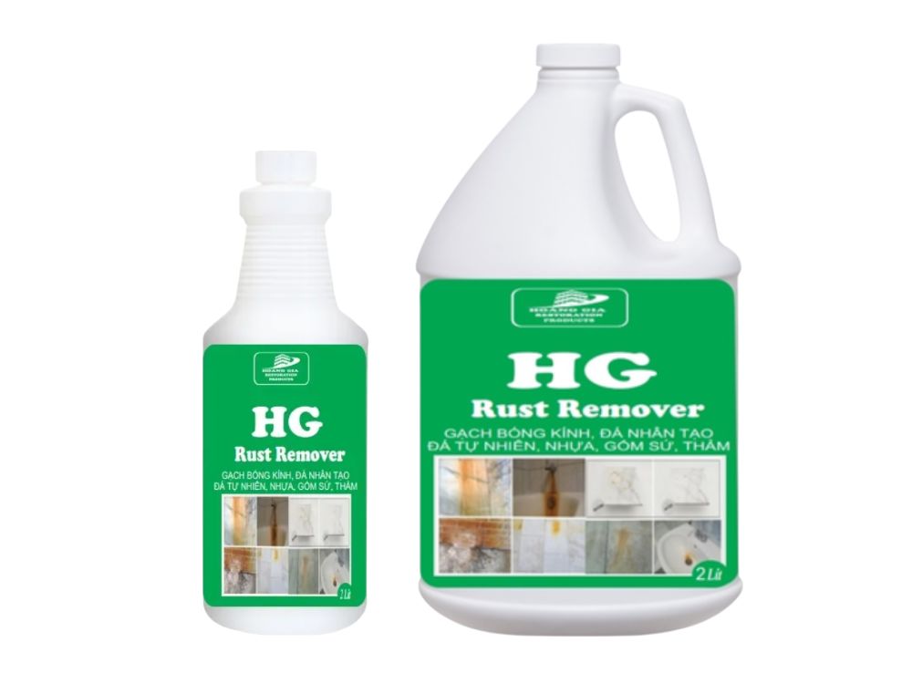 Tẩy rỉ mốc ố vàng HG Rust Remover | 1 lít, 2 lít