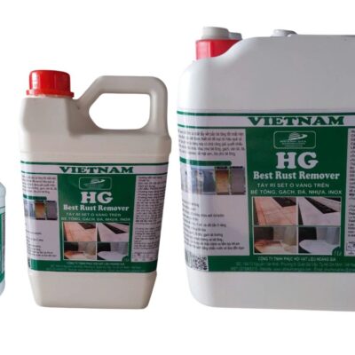 Tẩy rỉ sét ố vàng sàn bê tông, nền gạch HG Best Rust Remover