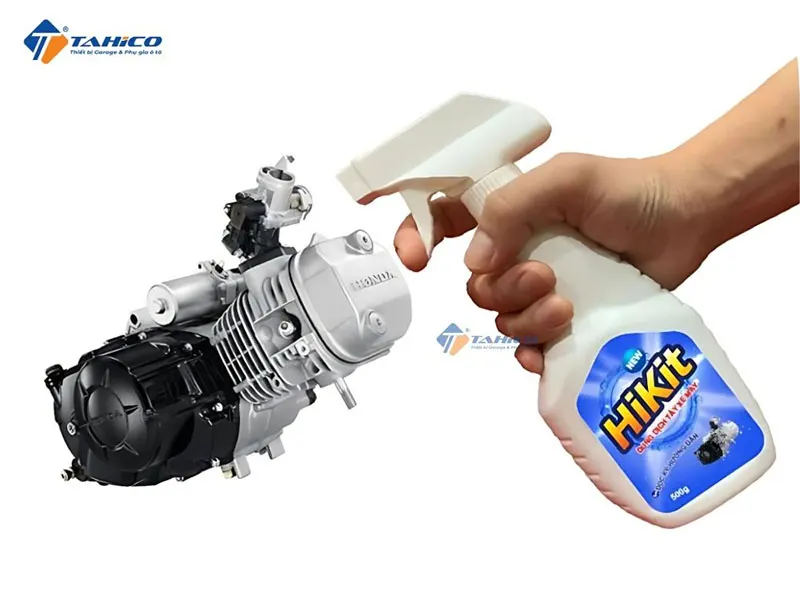 Đặc điểm tẩy rửa đầu bò, lốc máy, ố vàng, gỉ sét HiKit