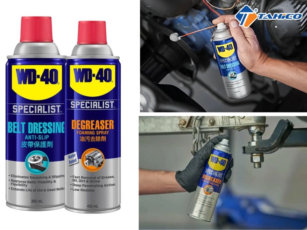 Tẩy rửa và bảo dưỡng dây curoa WD-40 Degraser/ Belt Dressing