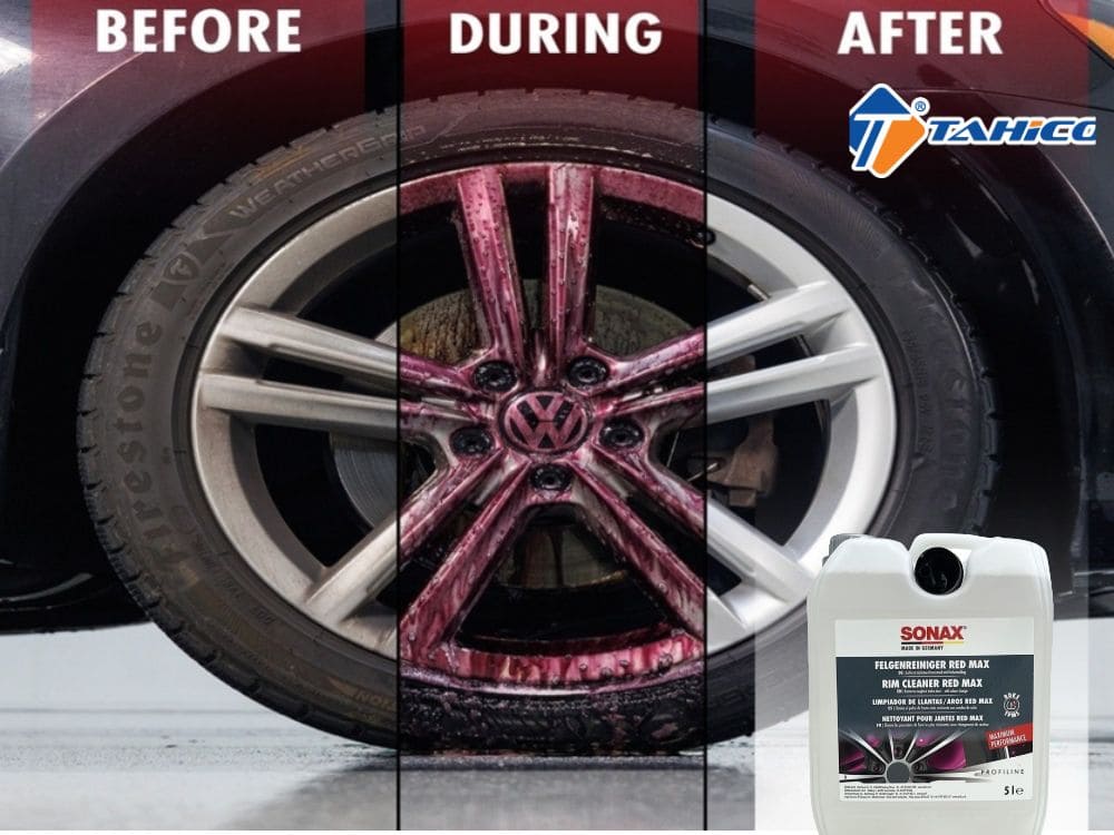 Tẩy rửa vành lazang Sonax Rim Cleaner Red Max 231505 5L