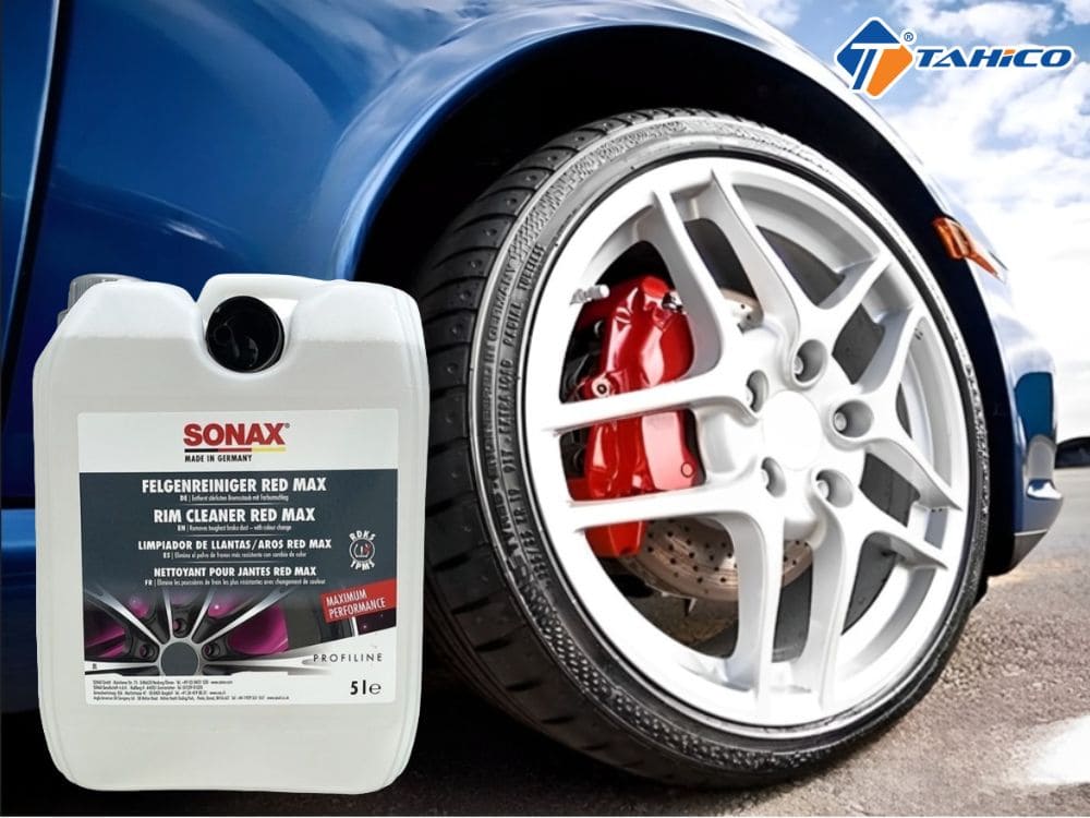 Tẩy rửa vành lazang Sonax Rim Cleaner Red Max 231505 5L
