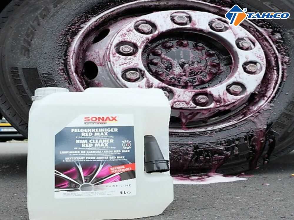 Tẩy rửa vành lazang Sonax Rim Cleaner Red Max 231505 5L