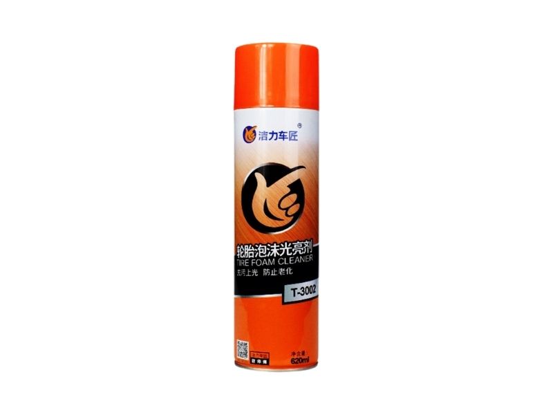Xịt đen bóng và dưỡng lốp Jilie P02 620ml chống lão hóa gốc nước