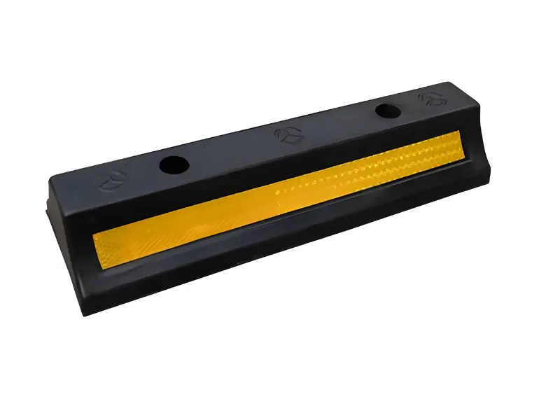 Thanh chặn bánh xe phản quang vàng 50cm