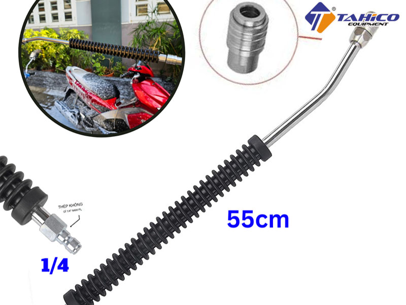 Thanh Nối Dài súng rửa xe cao áp 360 độ