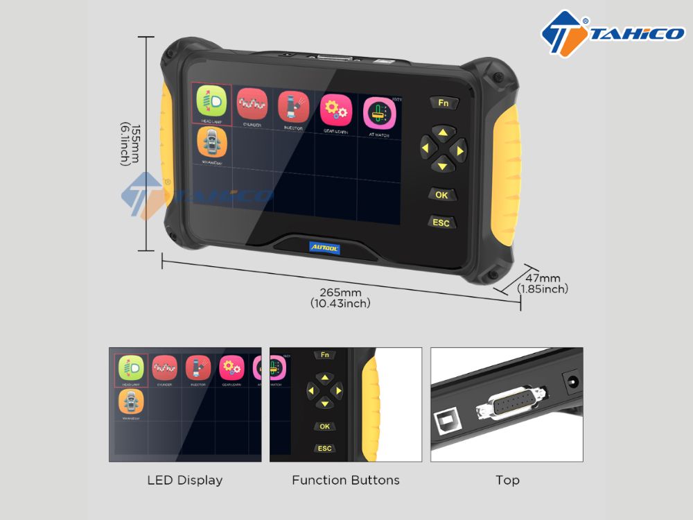 Thiết bị kiểm tra bugi xe ô tô Autool CS606 | Phiên bản 2022