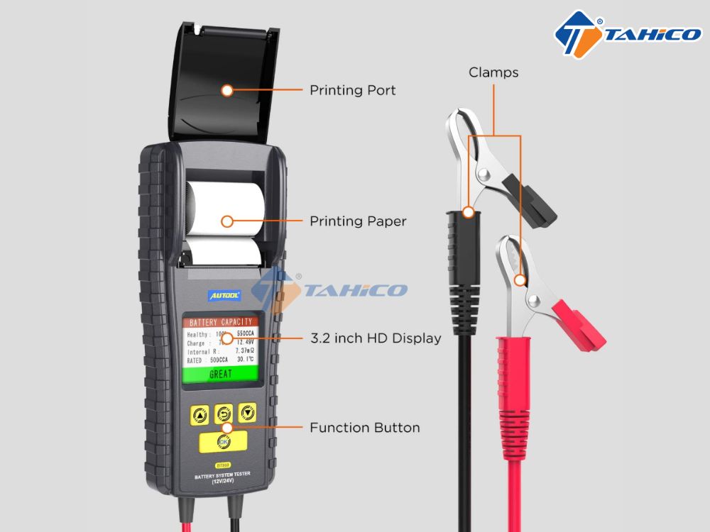 Thiết bị kiểm tra bình ắc quy Autool BT860 | 12V – 24V