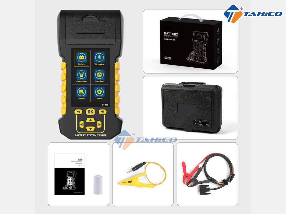 Đặc điểm thiết bị kiểm tra bình ắc quy Autool BT880