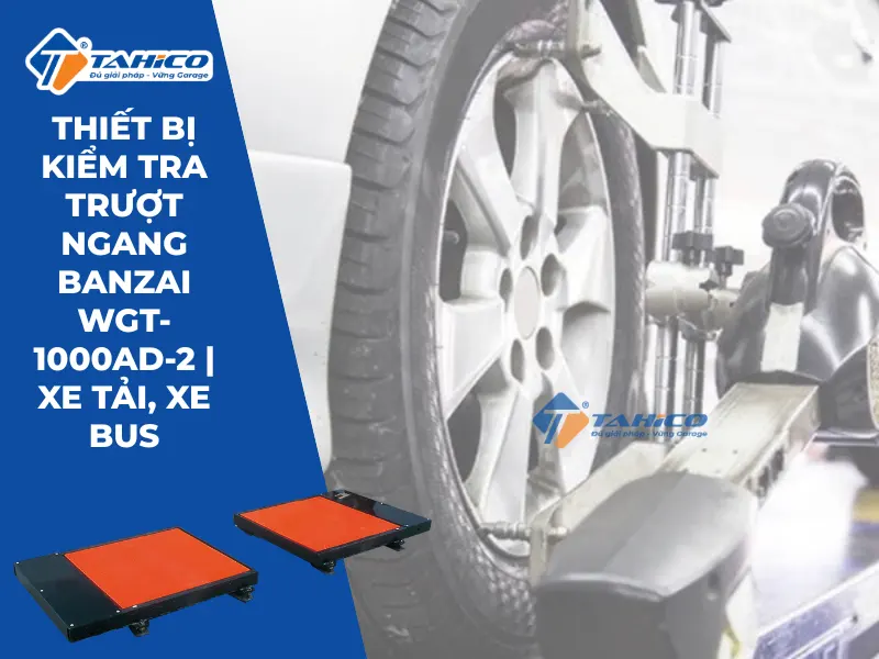 Thiết bị kiểm tra trượt ngang Banzai WGT-1000AD-2 | Xe tải, xe bus