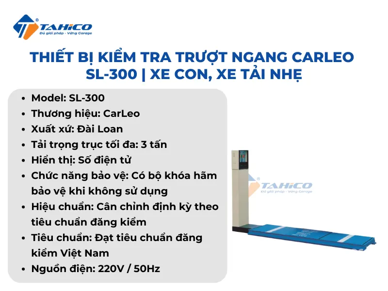 Đặc điểm tính năng Carleo SL-300