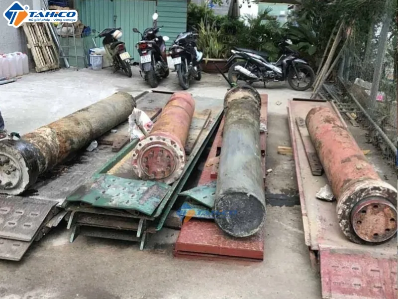 Thu mua cầu nâng rửa xe 1 trụ cũ