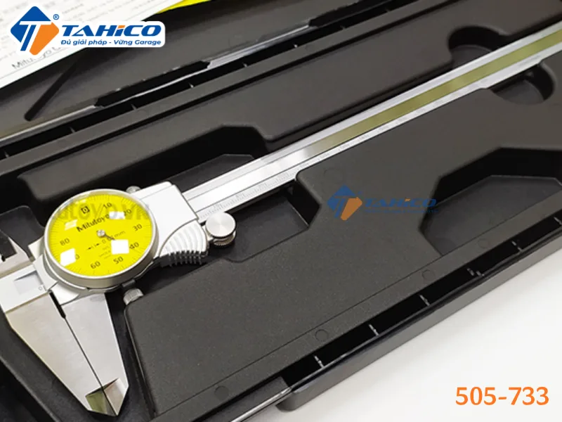 Hình ảnh sản phẩm Thước kẹp đồng hồ Mitutoyo 505 Series 0~150/0.01mm - 0~300/0.02mm