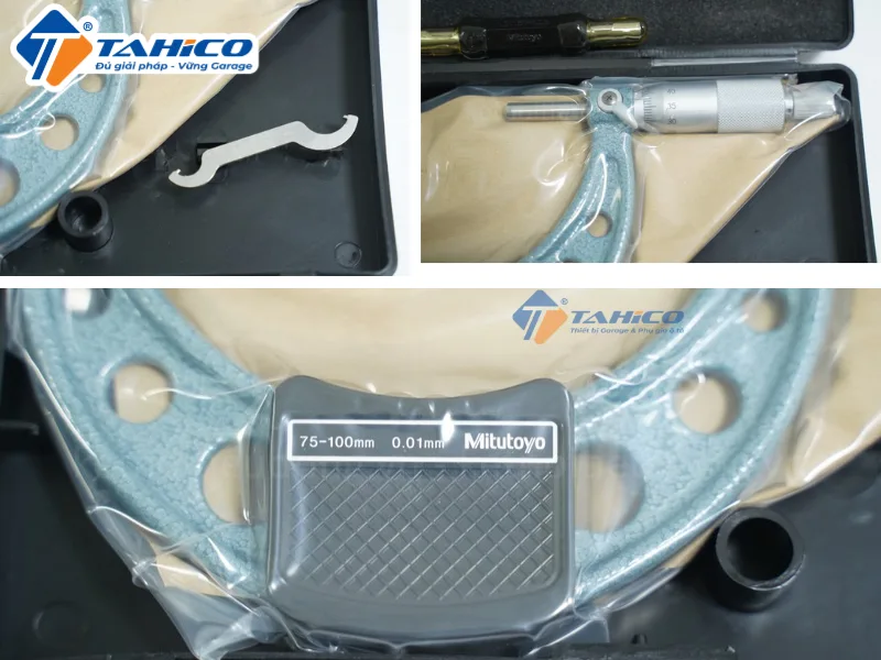 Hình ảnh sản phẩm Thước panme đo ngoài cơ khí Mitutoyo 103-140-10 - 75~100/0.01mm
