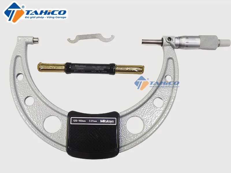 Hình ảnh sản phẩm Thước panme đo ngoài cơ khí Mitutoyo 103-142-10 - 125~150/0.01mm