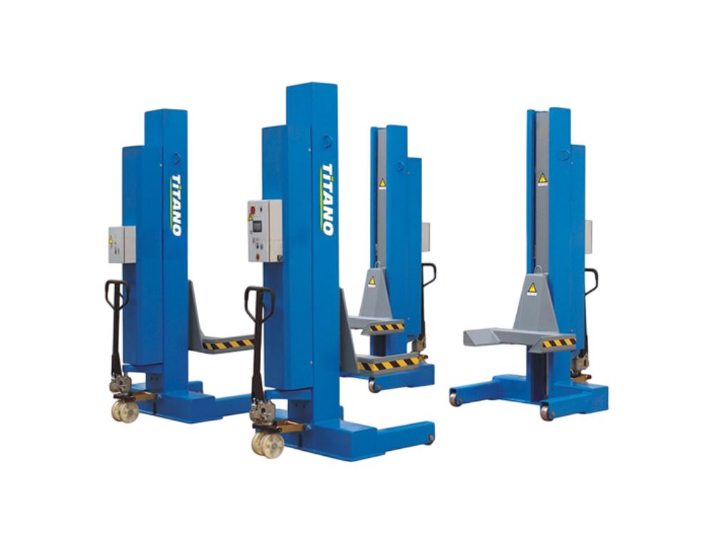 Hệ thống trụ nâng công nghiệp Titano H8.0-4 8 tấn/trụ | 4 trụ