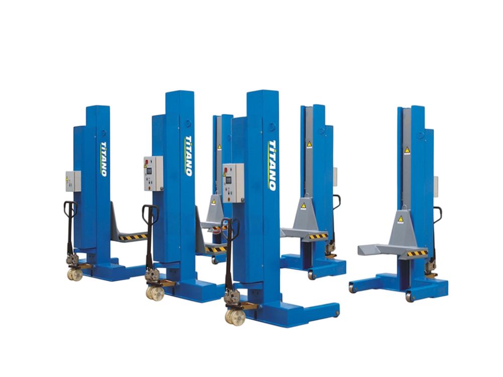 Hệ thống trụ nâng công nghiệp Titano H8.0-6 8 tấn/trụ | 6 trụ