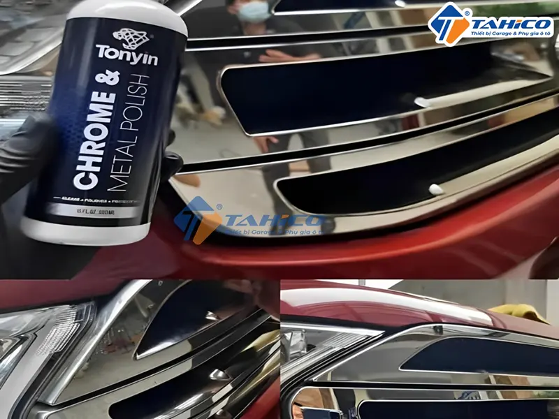 Wax đánh bóng kim loại Tonyin Chrome Metal Polish