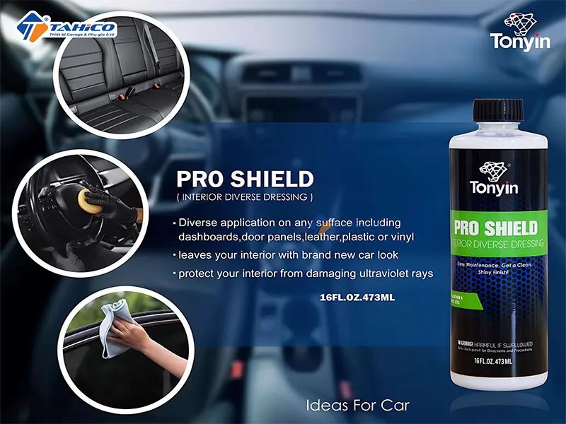 Tonyin Pro Shield Interior Diverse Dressing Dashboard Polish 473ml