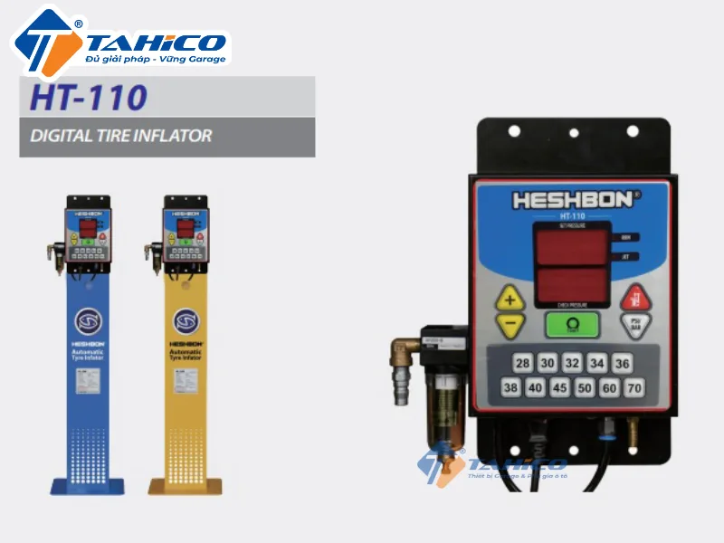 Hình ảnh Trạm bơm lốp kỹ thuật số Heshbon HT-110