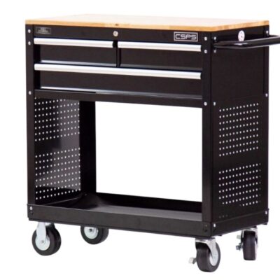 Tủ di động 3 hộc kéo CSPS 91cm | Màu đen