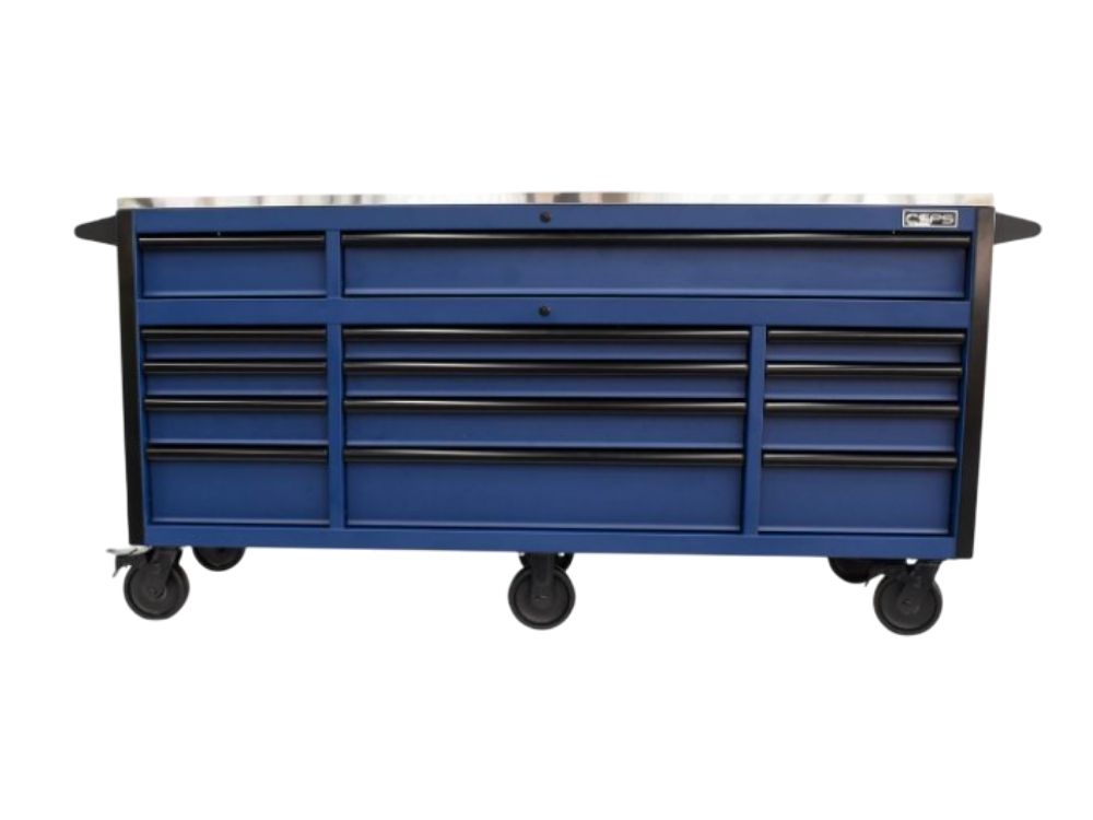 Tủ dụng cụ 14 hộc kéo CSPS 183cm | Màu đen/xanh