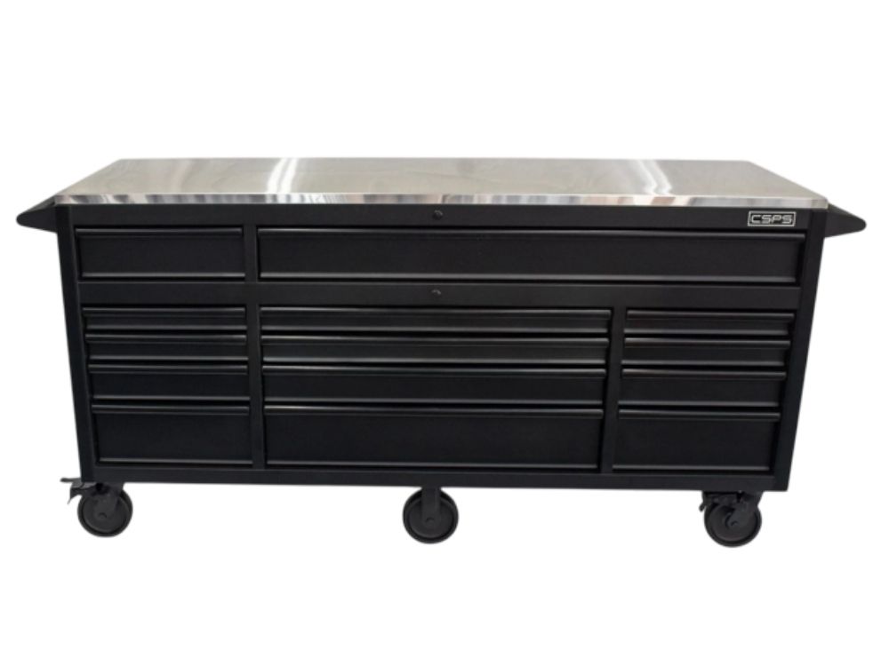 Tủ dụng cụ 14 hộc kéo CSPS 183cm | Màu đen/xanh