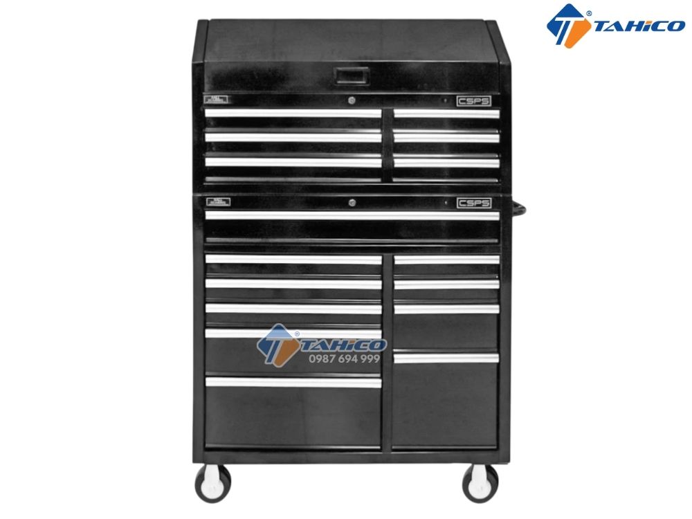 Tủ dụng cụ 16 hộc kéo CSPS 104cm | Màu đen