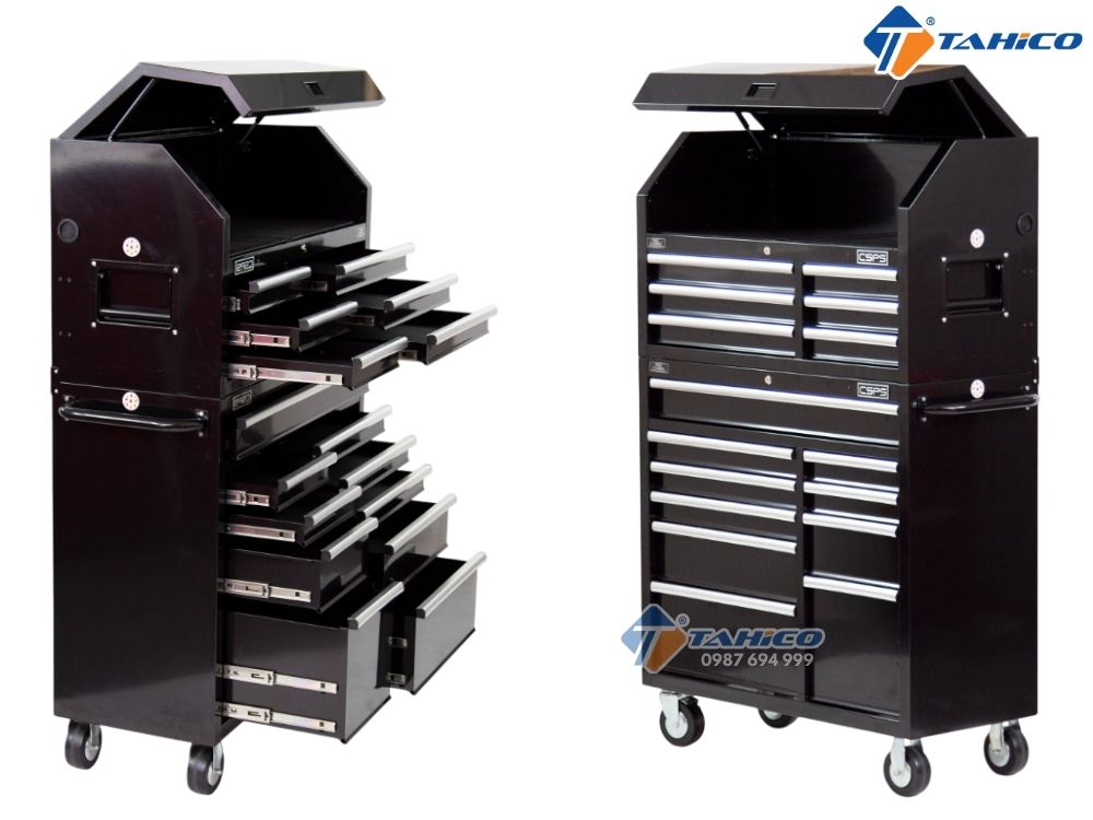 Tủ dụng cụ 16 hộc kéo CSPS 104cm | Màu đen