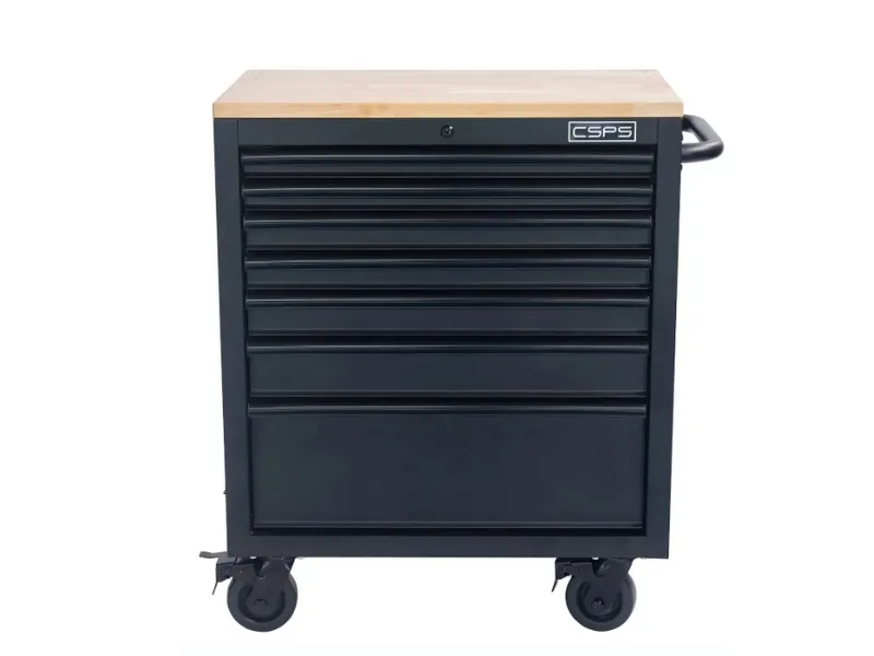 Tủ dụng cụ 7 hộc kéo CSPS 76cm | Màu đen, trắng, vàng