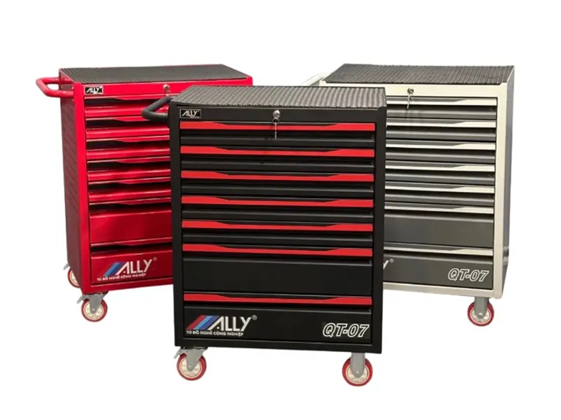 Tủ đựng đồ nghề 7 ngăn kéo có bánh xe ALLY QT-07