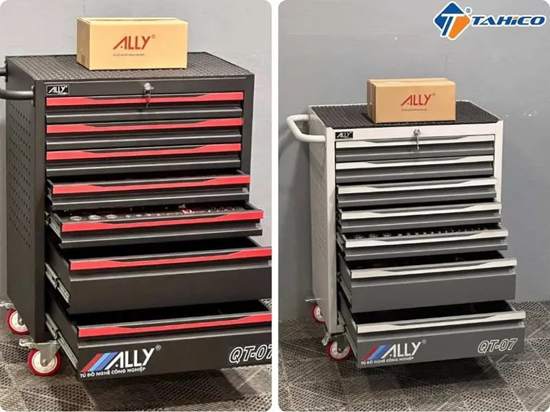 Tủ đựng đồ nghề ALLY QT-07 | 7 ngăn kéo có bánh xe
