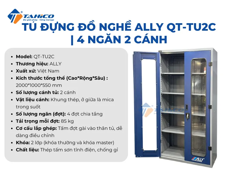 Đặc điểm tính năng Ally QT-TU2C