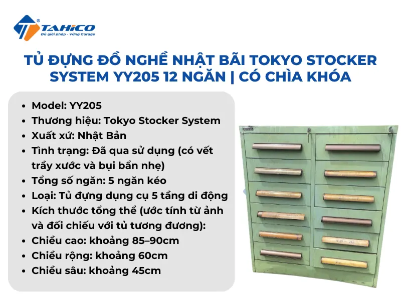 Đặc điểm tính năng Tokyo Stocker System YY205