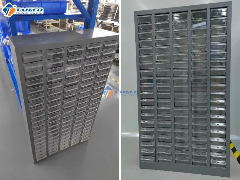 Tủ đựng linh kiện 125 ngăn Ally QT-LK125